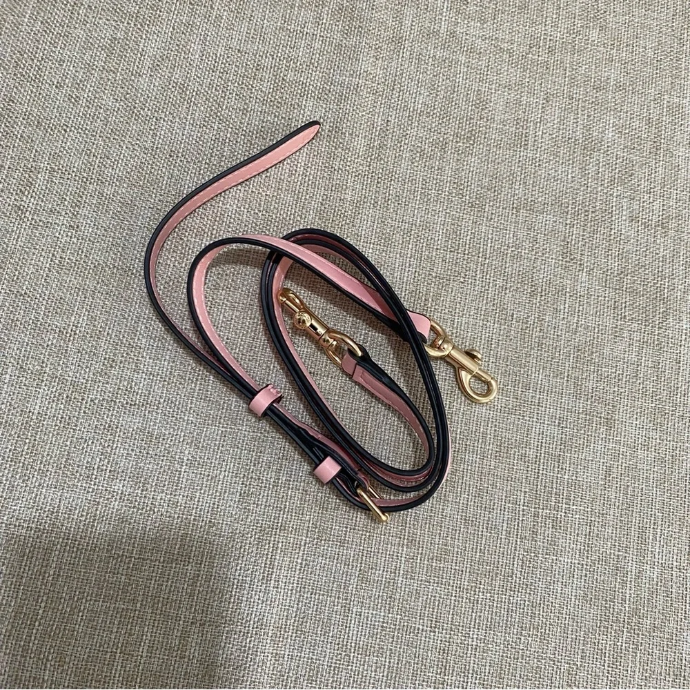 Coach Pink Signature Drawstring Shoulder Bag